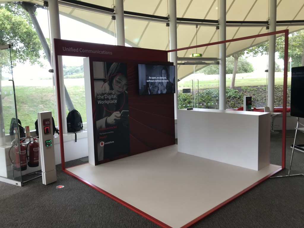 Vodafone exhibition launch of 5G